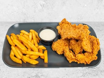 Chicken Diamond with Fries